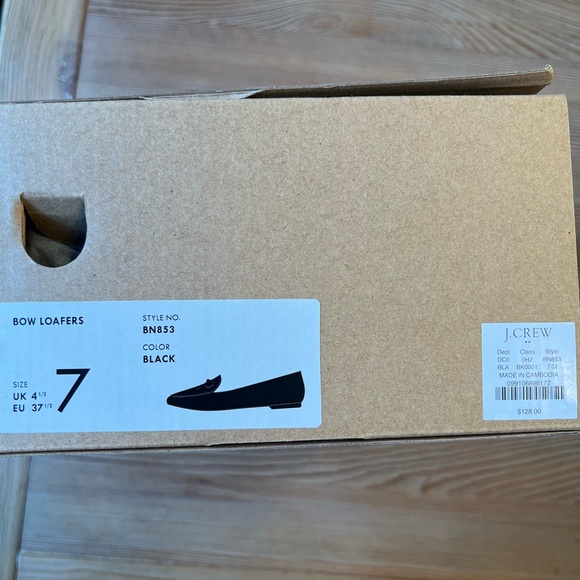 J Crew Bow Loafers in Black - Picture 6 of 6